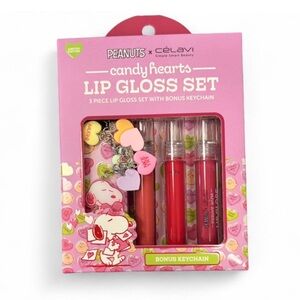 Peanuts x Celavi Candy Hearts Lip Gloss Set